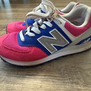 New Balance 574 Pink and Blue Sneakers women’s 6.5